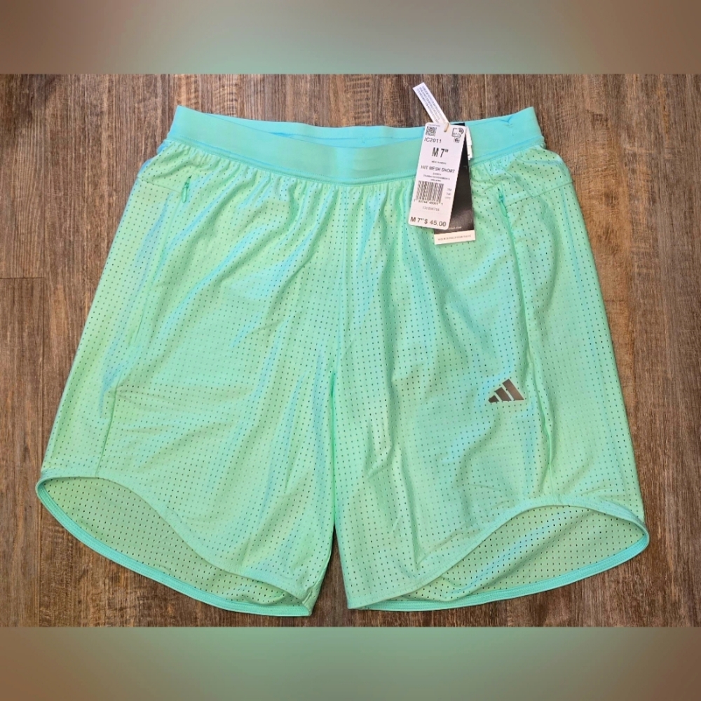 Adidas HIIT Mesh Training  7" Shorts (Mens L)